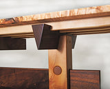 ENTRY HALL TABLE detail dovetail support