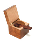 SALT BOX, open spoon in